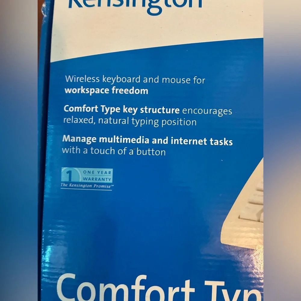 Kensington Comfort Type Wireless Combo 64353 Keyboard & Mouse NIB Sealed